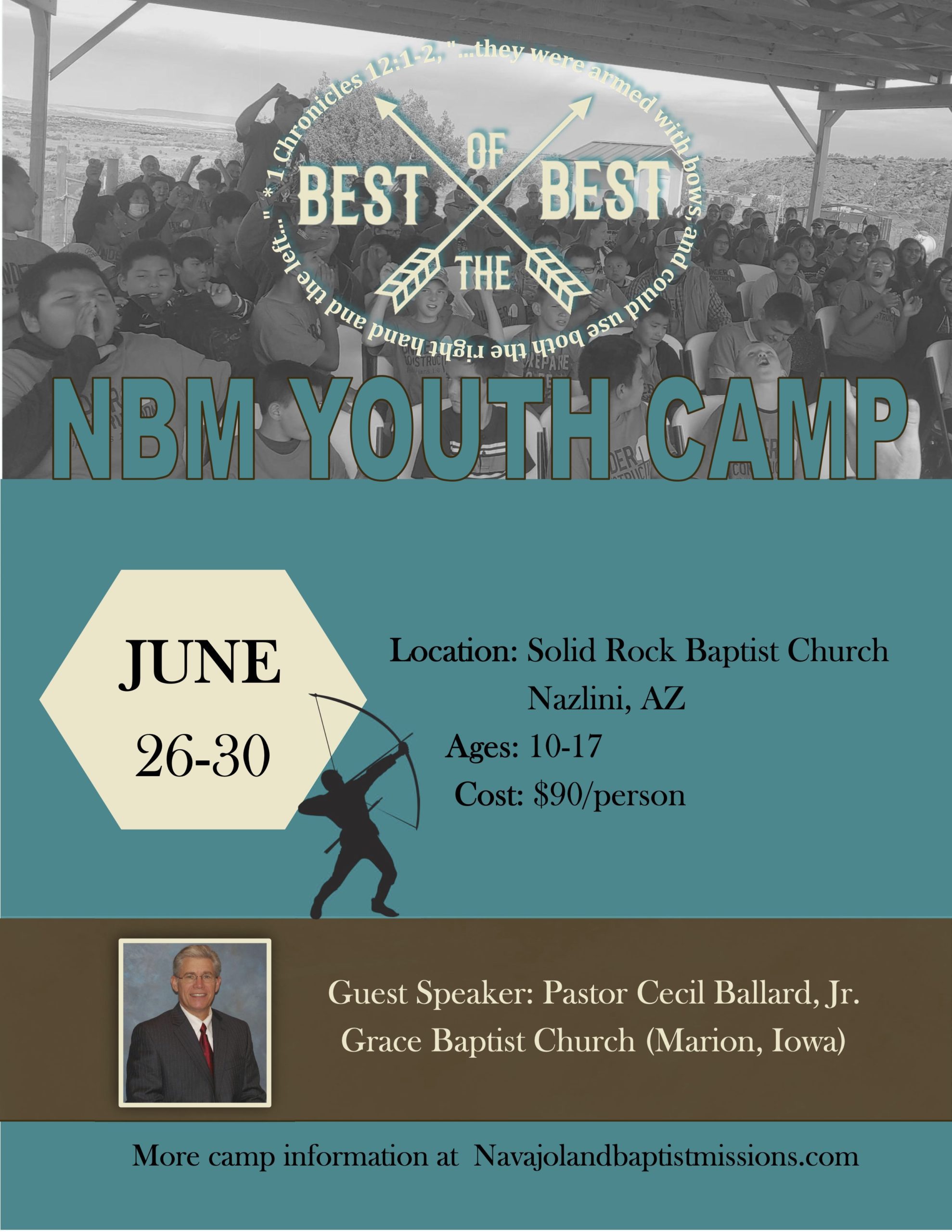 NBM Youth Camp Flyer 2023